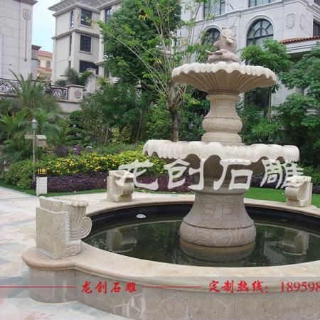 廣場(chǎng)石頭噴泉多少錢 石雕噴泉定制價(jià)格